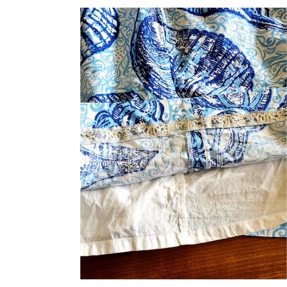 Lilly Pulitzer Originals Stuffed Shells Mini Sheath Lined Dress, White tag, Sz 0 - Picture 5 of 9